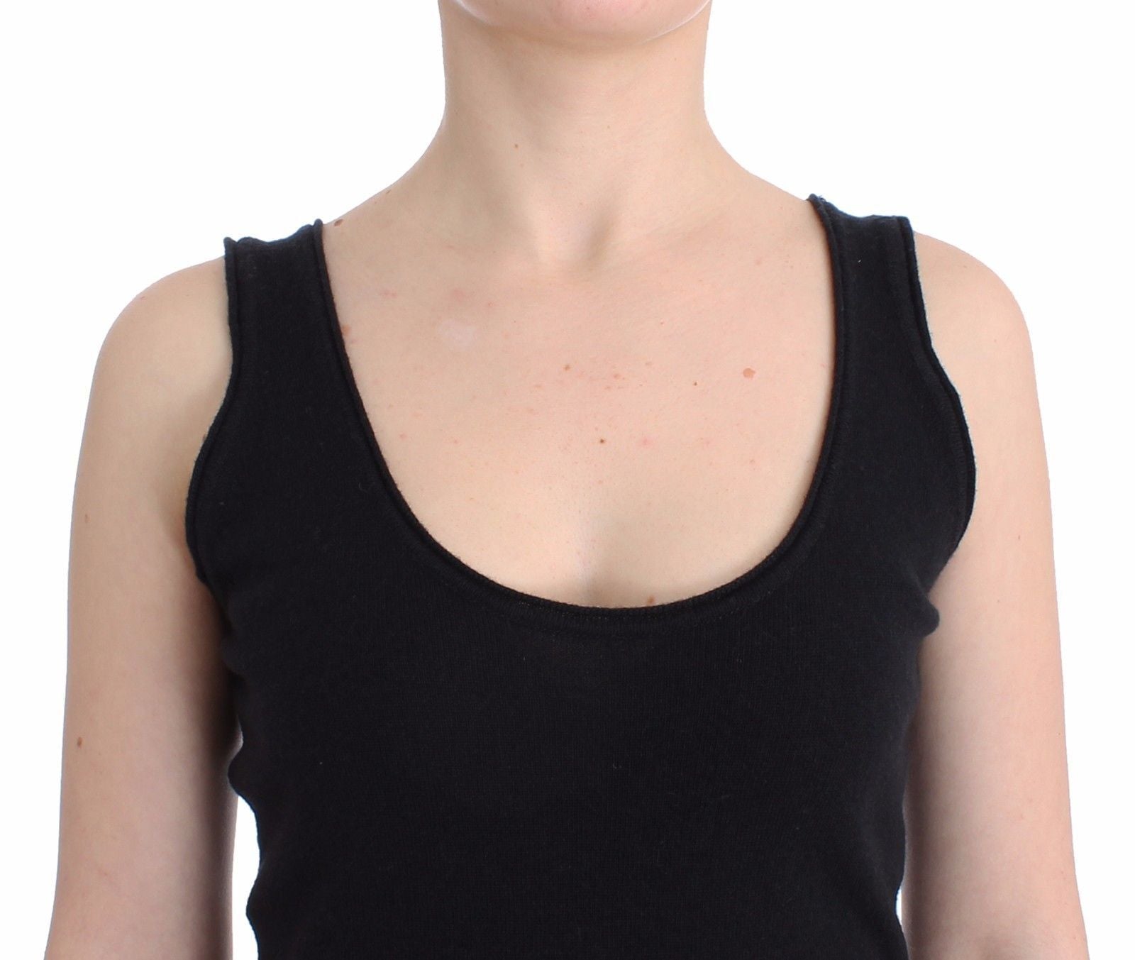 Black Knit Top Knitted Sweater Cashmere Wool