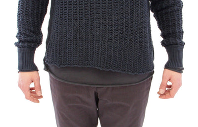 Blue Runway Netz Pullover Netted Sweater