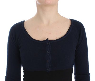 Lingerie Blue Cashmere Wool Sweater Top
