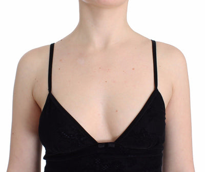 Lingerie Black Bustier Top Camisole Cami Lace