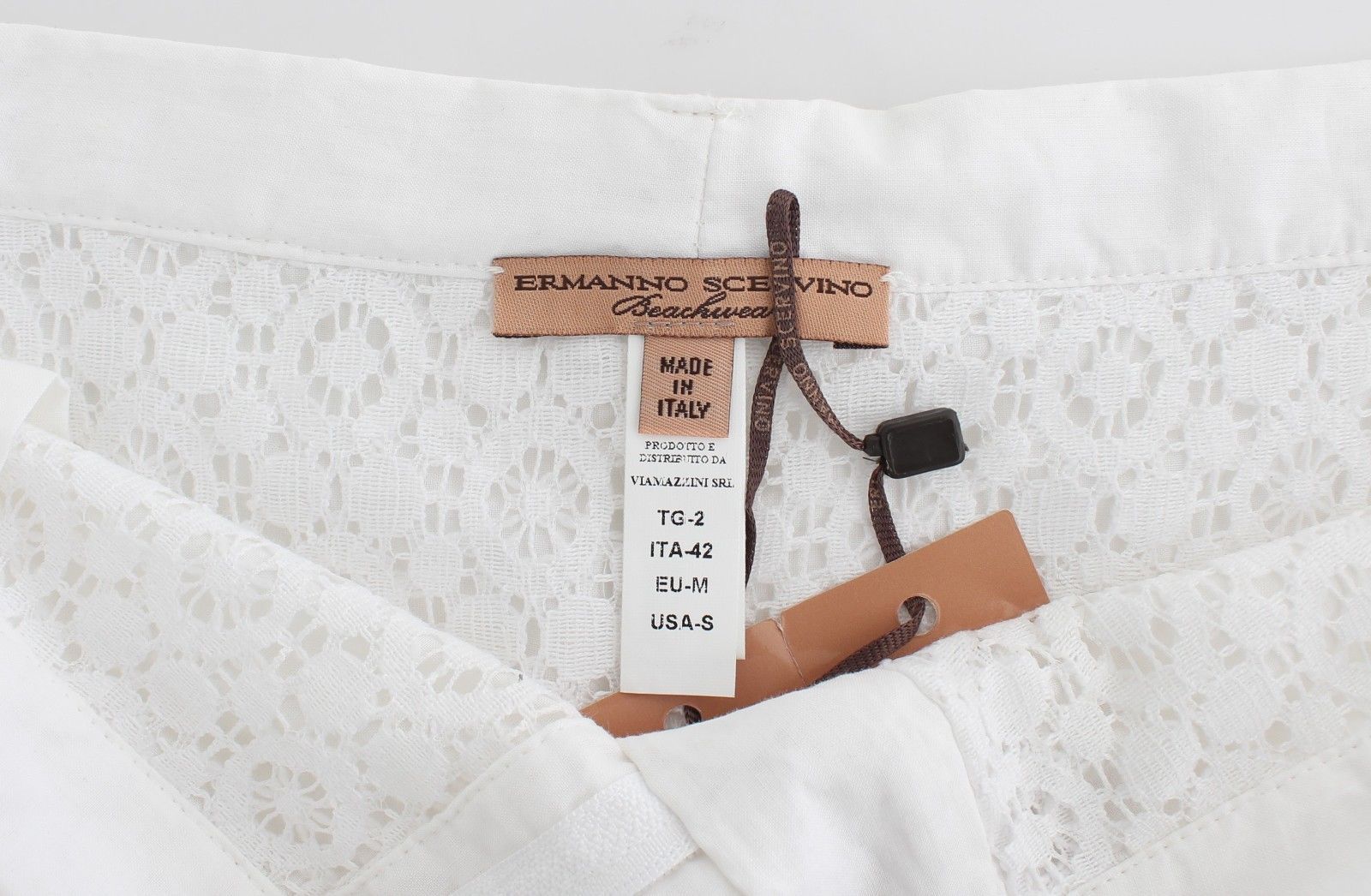 Beachwear White Silk Mini Shorts Hotpants