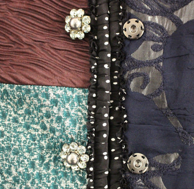 Patchwork Baroque Crystal Jacket Coat