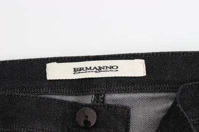 Black Slim Jeans Denim Pants Skinny Leg Stretch
