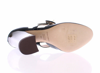Green Patent Leather Mary Janes Shoes