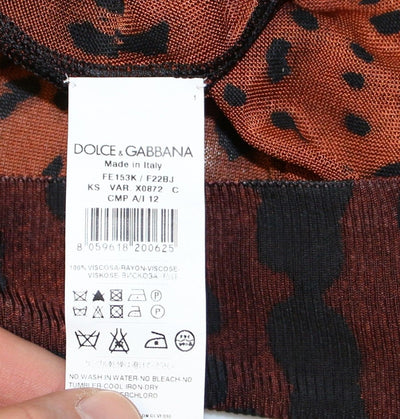 Brown Leopard Knit Top Cardigan Sweater