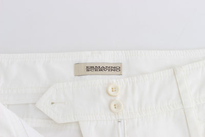 White Capri Pants Cropped Palazzo Casual
