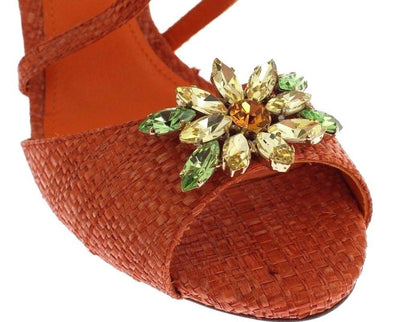 Paglia Crystal Embellished KEIRA Sandals