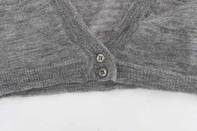 Lingerie Knit Gray Bolero Sweater Cardigan