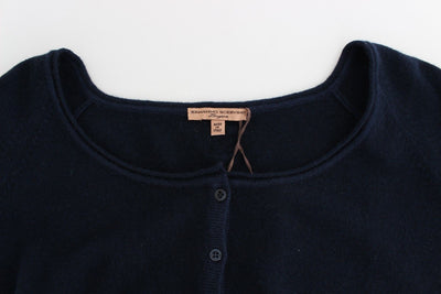 Lingerie Blue Cashmere Wool Sweater Top