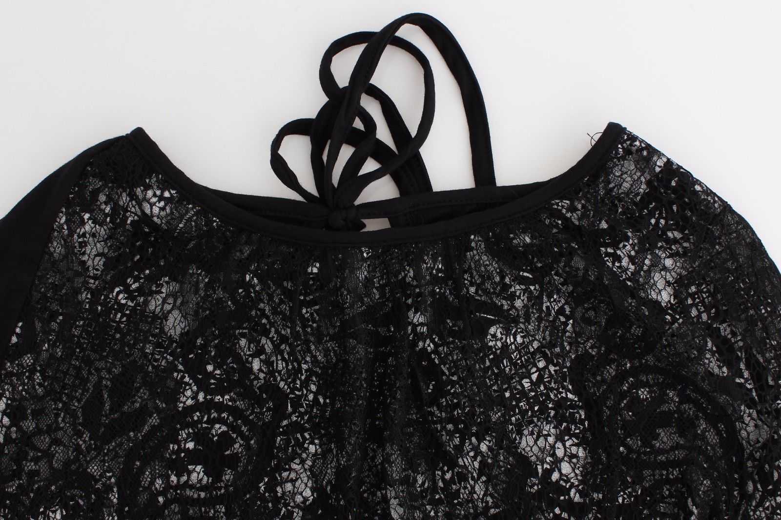 Black Modal Longsleeved Top Jumper Blouse