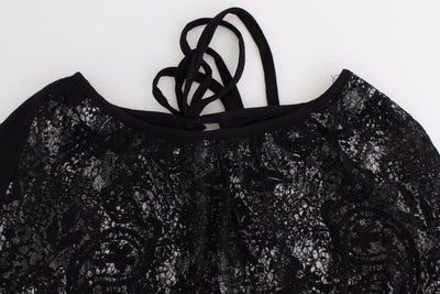 Black Modal Longsleeved Top Jumper Blouse